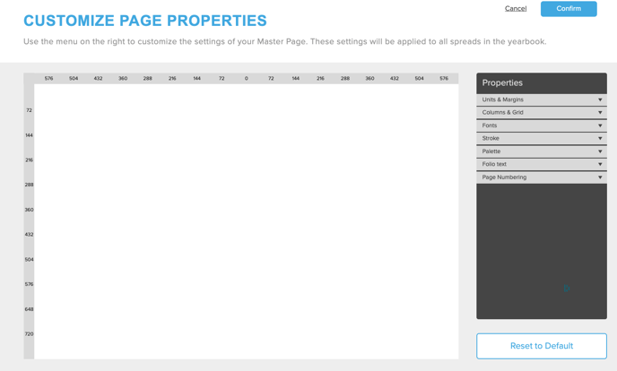 customize page properties