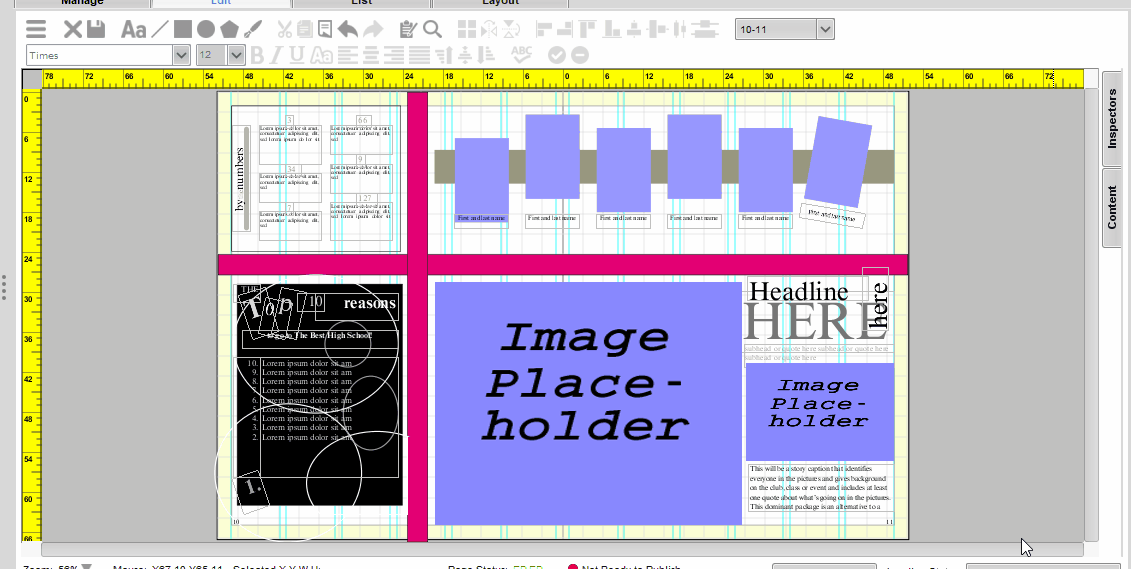 How do I Adjust the Alignment of multiple objects on a page in