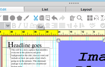 easy cut studio default cut margins