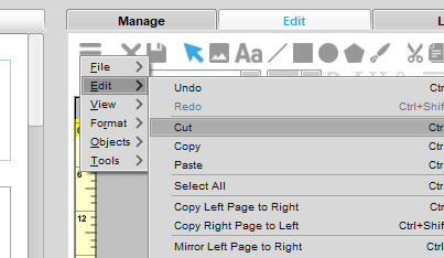 easy cut studio default cut margins